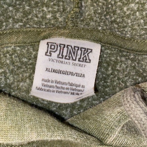 PINK Victoria's Secret Sage Green Hoodie - Picture 2 of 3